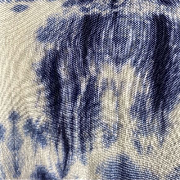 RAVIYA Navy Tie-Dye Hi-lo Cover-up Maxi Dress - LG - Picture 5 of 16